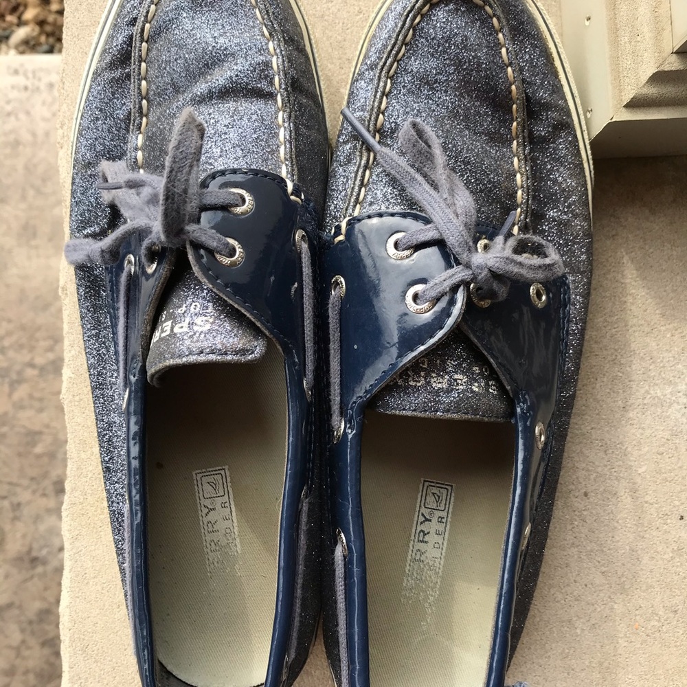 Sperry Women’s Koifish Sparkle Chambray Boat Shoe